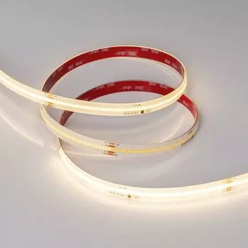 Светодиодная лента герметичная SPI-COB-SE-X378-12mm 24V Warm3000-PX63-BPT (7 W/m, IP65, 5m) (Arlight, бегущий огонь)