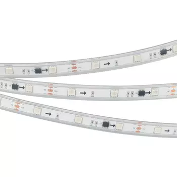 Светодиодная лента герметичная SPI-P-B30-12mm 12V RGB-PX3 (7.2W/m, IP66, 5060, 5m) (Arlight, Закрытый, IP66)