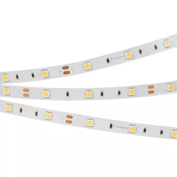 Светодиодная лента RT 2-5000 12V White6000 (5060, 150 LED, LUX) (Arlight, 7.2 Вт/м, IP20), 010595(B)