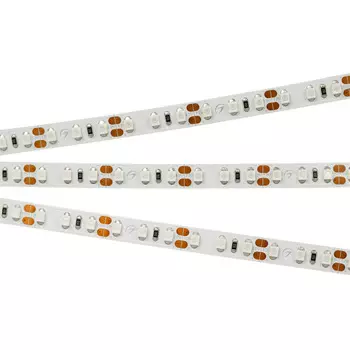 Светодиодная лента RT-A120-8mm 12V Yellow (9.6 W/m, IP20, 2835, 5m) (Arlight, 9.6 Вт/м, IP20)