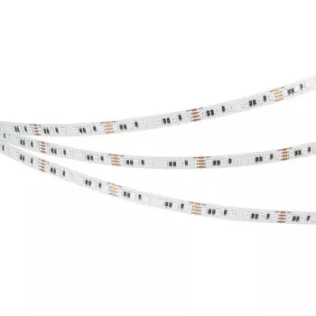 Светодиодная лента RT-A120-8mm 24V RGB (12 W/m, IP20, 2835, 5m) (Arlight, 5 лет)