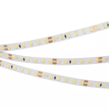 Светодиодная лента RT-A120-8mm 24V Warm2400 (9.6 W/m, IP20, 2835, 5m) (Arlight, Открытый), 018090(2)