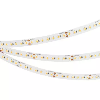 Светодиодная лента RT-A140-10mm 24V Warm3000 SUN (20 W/m, IP20, 2835, 5m) (Arlight, -)