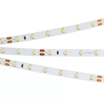 Светодиодная лента RT-A60-8mm 24V Warm3000 CRI98 (4.8 W/m, IP20, 2835, 5m) (Arlight, Открытый), 027935(2)