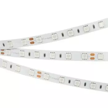 Светодиодная лента RT-B60-10mm 24V Blue (14.4 W/m, IP20, 5m) (Arlight, Открытый)
