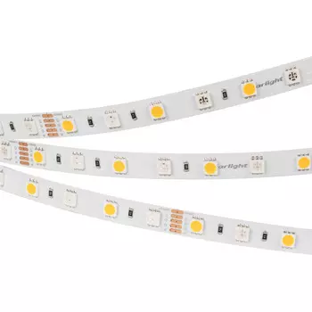 Светодиодная лента RT-B60-10mm 24V RGBW-White (14.4 W/m, IP20, 5060, 5m) (Arlight, Открытый), 018325(2)