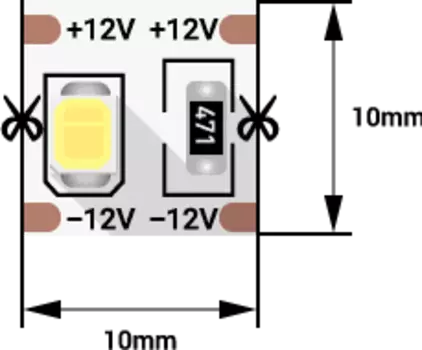 Светодиодная лента SWG2100-12-24-NW