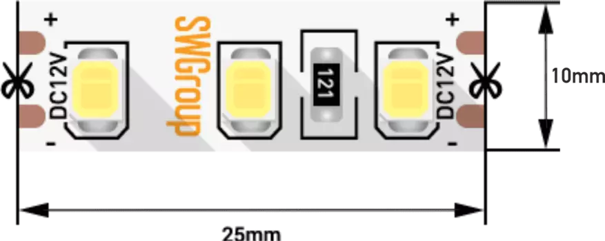 Светодиодная лента SWG2120-12-12-WW