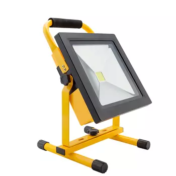 Светодиодный прожектор переносной аккумуляторный 50 Ватт, IP65, 285x140x280 мм, 62460
