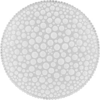 Светодиодный управляемый светильник накладной Feron AL3389 Dots тарелка 72W 3000К-6000K белый 41234