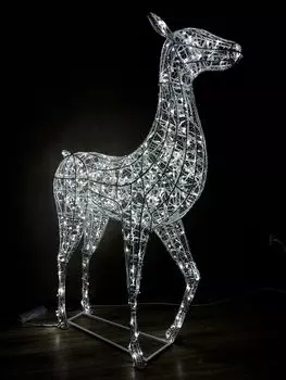 Световая фигура Олень мама H-1,5м.