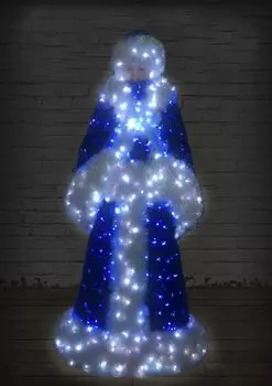 Световая фигура Снегурочка с эффектом мерцания