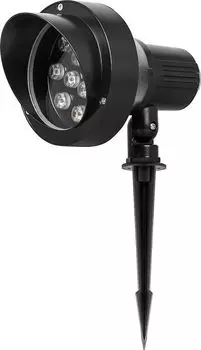 Тротуарный светодиодный светильник на колышке, 85-265V, 12W зеленый IP65,SP2706, артикул 32232