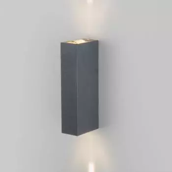 Уличный настенный светодиодный светильник Elektrostandard Blaze 35136/W серый 4690389179181