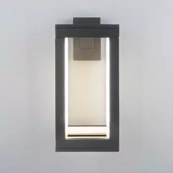 Уличный настенный светодиодный светильник Elektrostandard Frame 1527 Techno Led серый 4690389172342