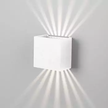 Уличный настенный светодиодный светильник Elektrostandard Sole 35149/D белый 4690389184253