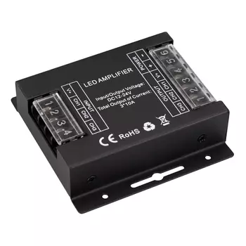 Усилитель ARL-5022-RGB (12-24V, 3x10A, 360-720W) (Arlight, IP20 Металл, 3 года)
