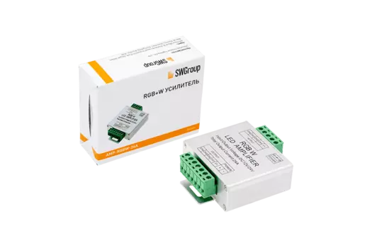 Усилитель RGB+W,24А, AMP-RGBW-24A