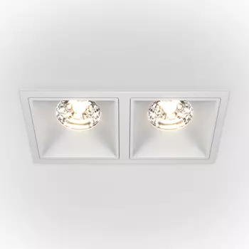 Встраиваемый светильник Alfa LED 3000K 2x15Вт 36° DL043-02-15W3K-SQ-W