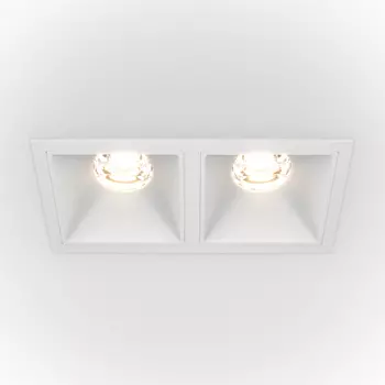 Встраиваемый светильник Alfa LED 4000K 2x10Вт 36° DL043-02-10W4K-SQ-W