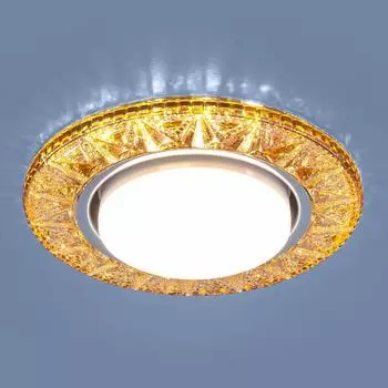 Встраиваемый светильник Elektrostandard 3022 GX53 GD золото 4690389100055