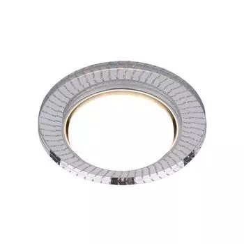 Встраиваемый светильник Elektrostandard 3033 GX53 CL/SL прозрачный/серебро 4690389142413