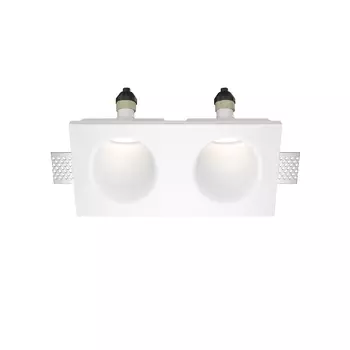 Встраиваемый светильник Gyps Modern GU10 2x12Вт, DL002-WW-02-W