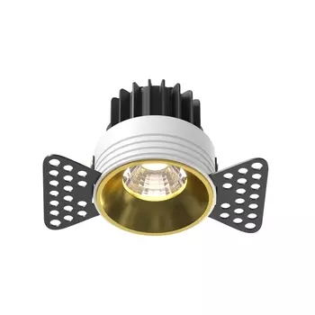 Встраиваемый светильник Round 4000K 7W 60°, DL058-7W4K-TRS-BS