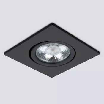 Встраиваемый светодиодный светильник Elektrostandard 15273/LED черный 4690389176661