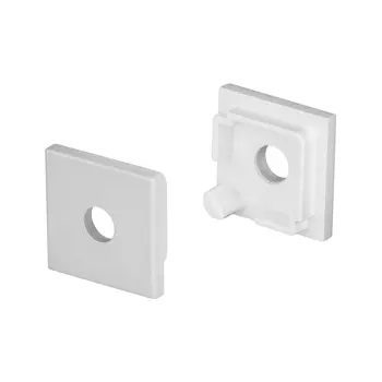 Заглушка SL-KANT-H16 SQUARE с отверстием (Arlight, Пластик)