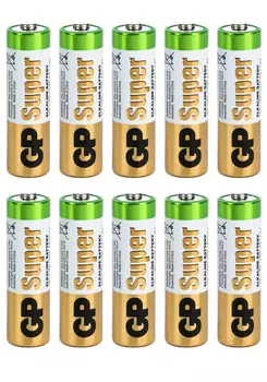 Батарейки алкалиновые АА, 10 шт.