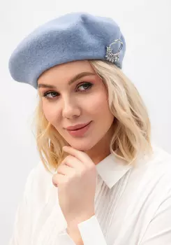Берет с брошью "Сильвия"