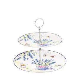 Блюдо двухъярусное