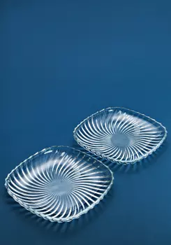 Блюдо из стекла, 2 шт.