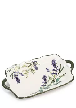 Блюдо с ручками "Лаванда"