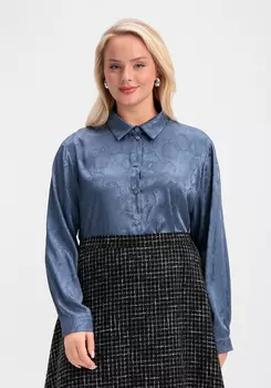 Блуза из шелка со змеиным принтом