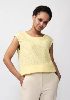 Блуза из шитья на кулиске