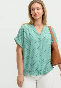 Блуза на кулиске по низу "Мира"