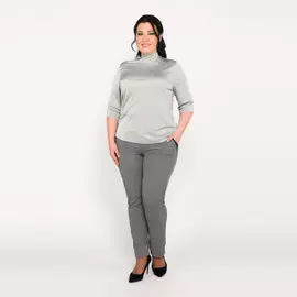 Блуза однотонная