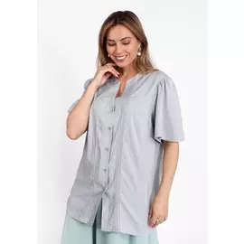 Блуза однотонная легкая