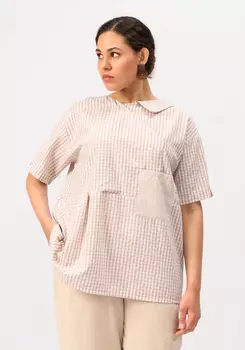 Блуза оригинального дизайна и свободного кроя