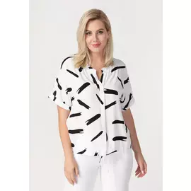 Блуза прямого кроя «Приятные мгновения»