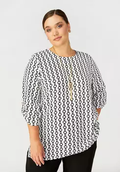 Блуза прямого кроя "Притти"