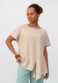 Блуза с асимметричным кроем