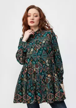 Блуза с этническим рисунком