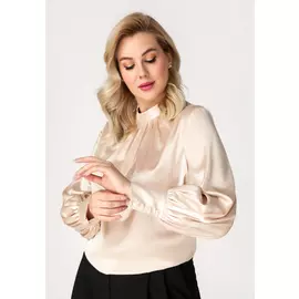 Блуза с декоративной сборкой