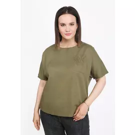 Блуза с декоративным карманом