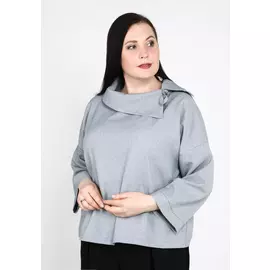 Блуза с дизайнерским воротником