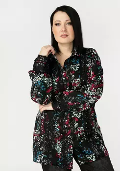 Блуза с кружевной отделкой