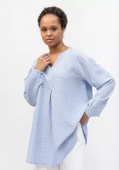 Блуза с мягкой складкой свободного кроя